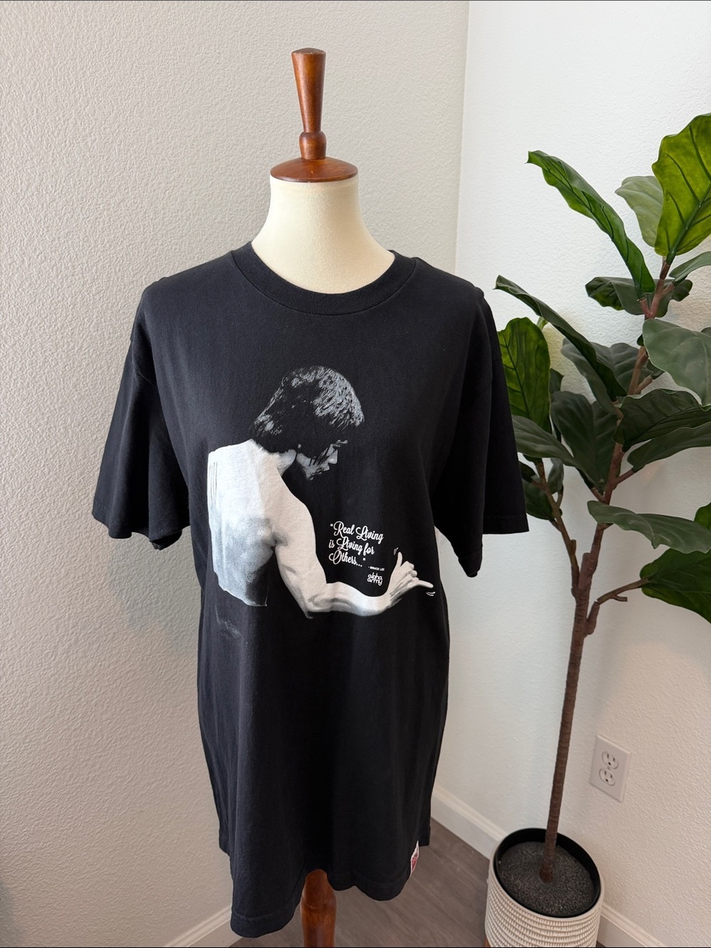 Vintage Aloha Army Bruce Lee “Real Living” Tee - Picture 6 of 15